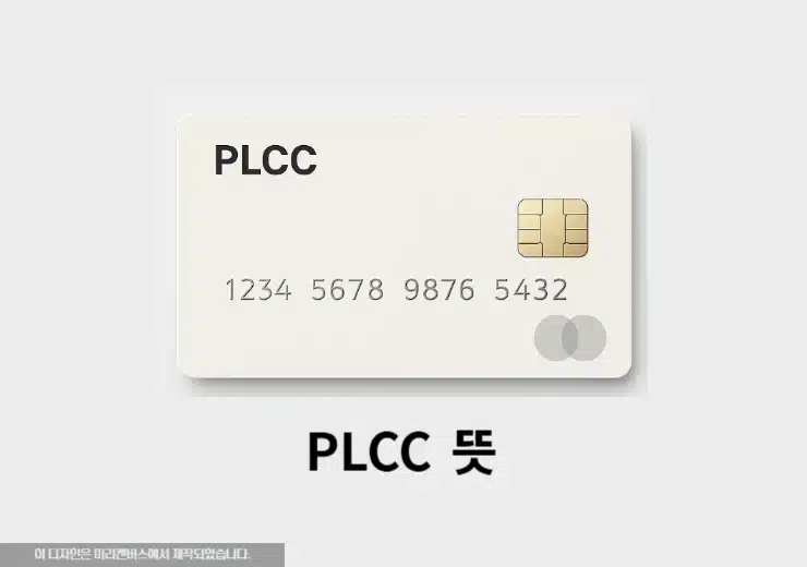 PLCC 뜻 알아보기, 상업자 표시 신용카드란