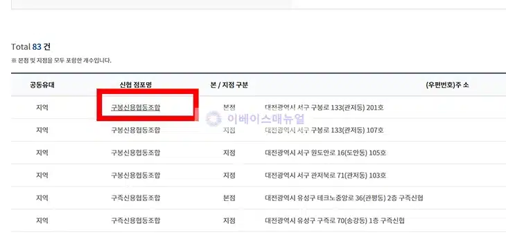 신협 등급 확인 방법, 조합 경영성과 한눈에 보기