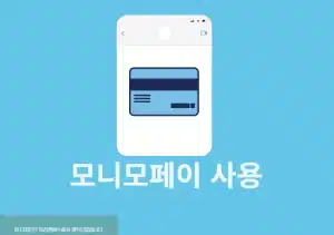 모니페이 사용 방법, 결제 사용처 정리