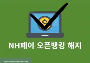 NH Pay 오픈뱅킹 해지 방법 앱에서 해제하는 법 정리