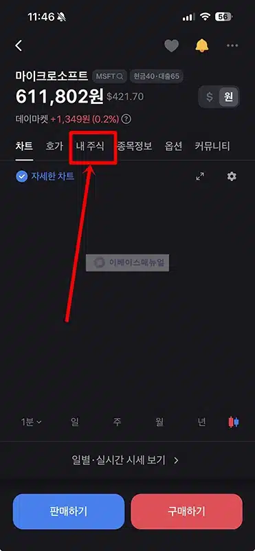 토스증권 평단가 보는 법, 수정 가능할까