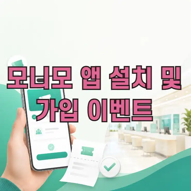 모니모 앱 설치 및 가입 방법 신규가입 이벤트 혜택 정리