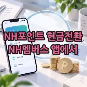 NH포인트 현금전환, NH멤버스 앱에서 캐시백 신청하는 방법